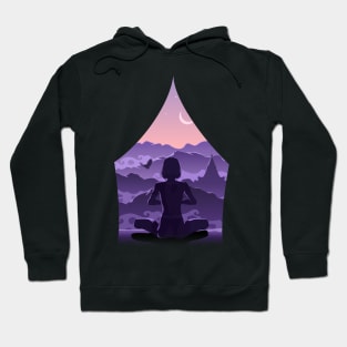 Meditation in the Mountains Hoodie